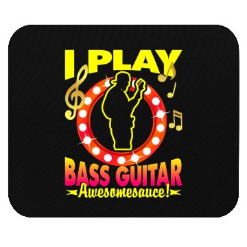 Discover I Play Bass Guitar Mouse Pads