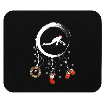 Discover Winter dreamcatcher Christmas Curling Mouse Pads