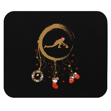 Discover Winter dreamcatcher Christmas Curling Mouse Pads