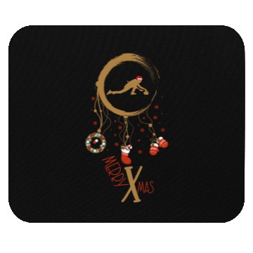 Discover Winter dreamcatcher Christmas Curling Mouse Pads