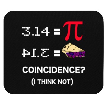 Discover Funny Math Teacher Pi Day Mouse Pads