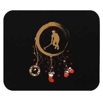 Discover Winter dreamcatcher Christmas field hockey Mouse Pads