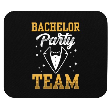 Discover Bachelor Party Team Bride Groom Mouse Pads