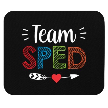 Discover Team Sped Teacher Special Education Awareness Mouse Pads