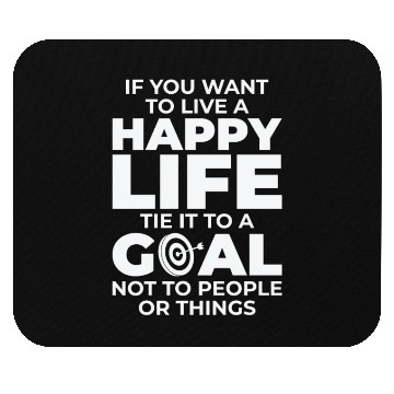Discover Goal Life Quotes Happy Positive Message Mouse Pads