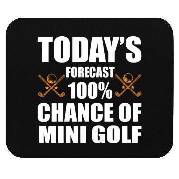 Discover Funny Mini Golf Mouse Pads