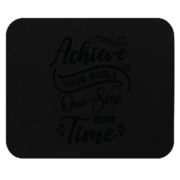 Discover Goal Typography Life Quotes Positive Message Mouse Pads