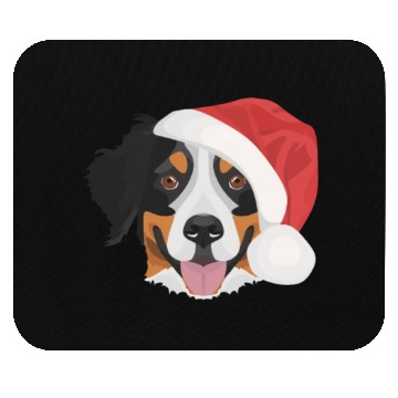 Discover Bernese Mountain Dog Merry Christmas Mouse Pads