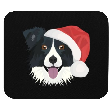 Discover Border Collie Merry Christmas Mouse Pads