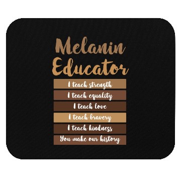Discover Dope Melanin Teacher Black Teachers Dope Black Mouse Pads