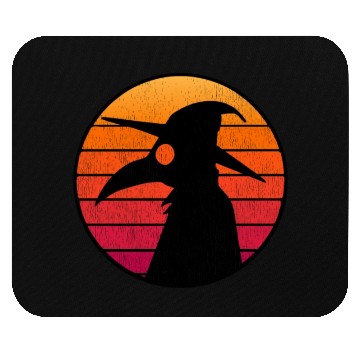 Discover The Plague Doctor Costume Kids Retro Sun Plague Mouse Pads