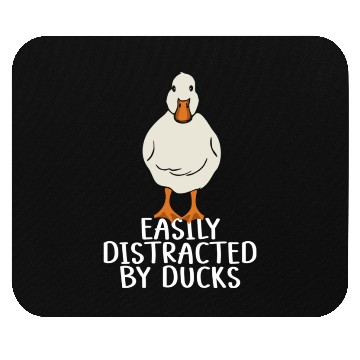 Discover Duck funny distracted by ducks lover cute gift Mouse Pads
