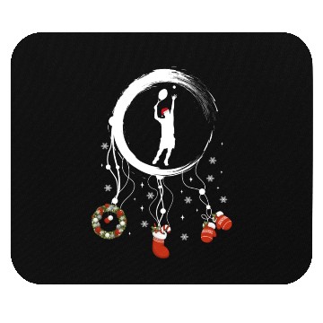 Discover Winter dreamcatcher Christmas Tennis Mouse Pads