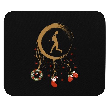 Discover Winter dreamcatcher Christmas Tennis Mouse Pads