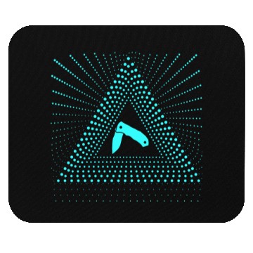 Discover Pocket Knife Bright Shiny Bright Radiant Mouse Pads