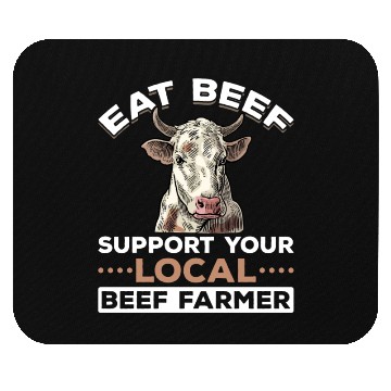 Discover Cattle Farming Cow Agriculture Beef Lover Mouse Pads