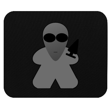 Discover Alien Meeple Mouse Pads