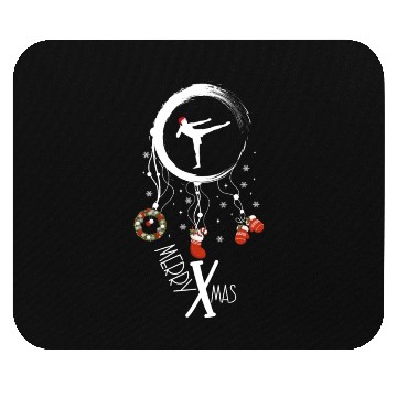 Discover Winter dreamcatcher Christmas Karate Mouse Pads