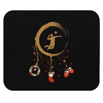 Discover Winter dreamcatcher Christmas Volleyball Mouse Pads