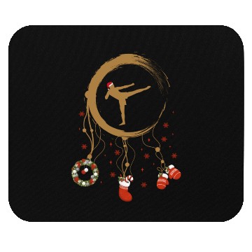 Discover Winter dreamcatcher Christmas Karate Mouse Pads