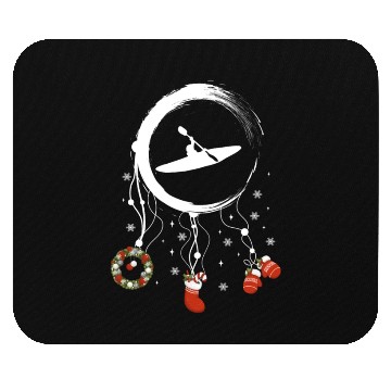 Discover Winter dreamcatcher Christmas Kayak Mouse Pads