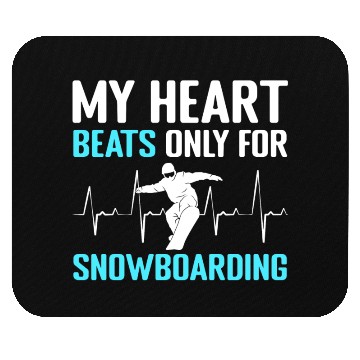 Discover Snowboarding Hobby Ski Holidays Freestyle Mouse Pads