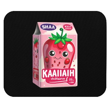 Discover Strawberry Milk Kawaii Mouse Pads