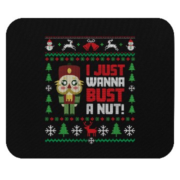 Discover Nutcracker Ugly Christmas Ugly Christmas Saint's Mouse Pads