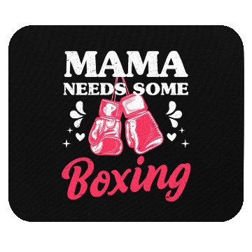 Discover Funny Kickboxing Boxing Mama Needs Some Boxing Mouse Pads