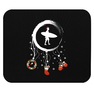 Discover Winter dreamcatcher Christmas Surfer Mouse Pads