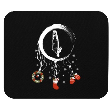 Discover Winter dreamcatcher Christmas Windsurfing Mouse Pads