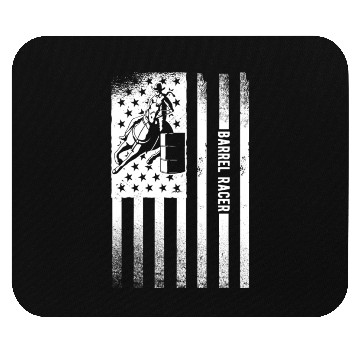 Discover Barrel Racing Barrel Racer Mouse Pads