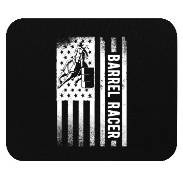 Discover Barrel Racing Barrel Racer Mouse Pads