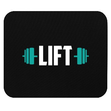 Discover Lift Weightlifting Lifting Gym Workout Mouse Pads