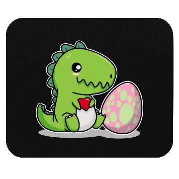 Discover Big sister cute dino siblings boy girl heart love Mouse Pads