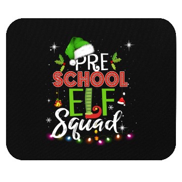 Discover Elf Squad Pre School Christmas Teacher Mouse Pads