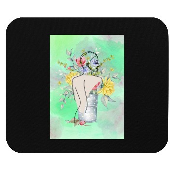 Discover Being Me Flower T-srhit Mouse Pads