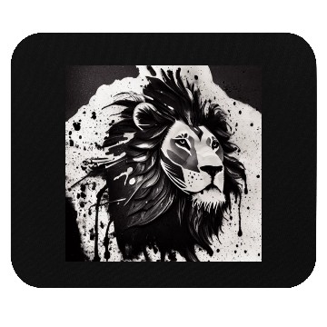 Discover Ink Lion Mouse Pads