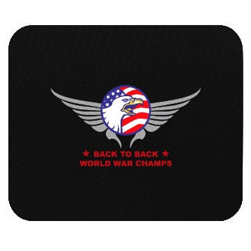 Discover Back to Back B2B World War Mouse Pads