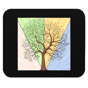 Discover Four Seasons Trees Mouse Pads