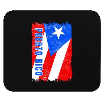 Discover Puerto Rico flag Mouse Pads
