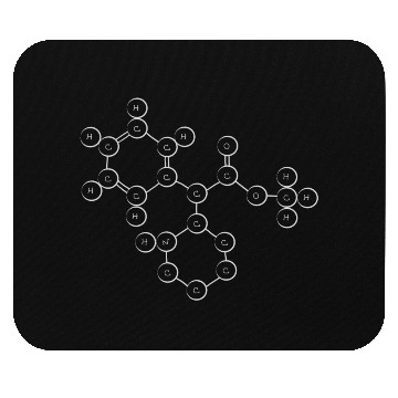 Discover Methylphenidate molecule structural Formula ADHD Mouse Pads