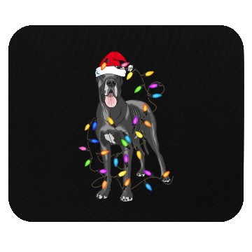 Discover Great Dane Dog Light Decor Christmas Dog Lovers Mouse Pads