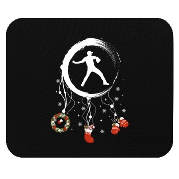 Discover Winter dreamcatcher Christmas Baseball Mouse Pads