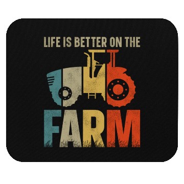 Discover Farming Farmer Vintage Tractor Mouse Pads