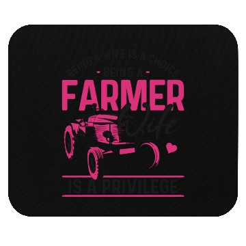 Discover Farming Farmer Wife Tractor Being Mouse Pads
