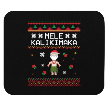 Discover x27 Mele Kalikimaka x27 Great Christmas Pattern Mouse Pads