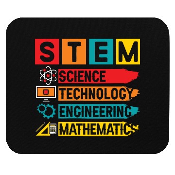 Discover STEM Science Technology Engineering Mathematics Mouse Pads
