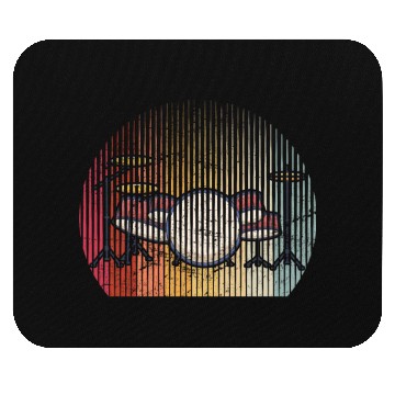 Discover Drums Drummer Band Drumset Retro Percussion Drums Mouse Pads
