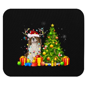 Discover Cavalier King Charles Spaniel Christmas Dog Lover Mouse Pads